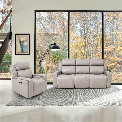 Hokku Designs Roermond 2 Piece Genuine Leather Reclining Living Room