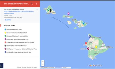 List Of National Parks In Hawaii And The Map Complete Visitors Guide
