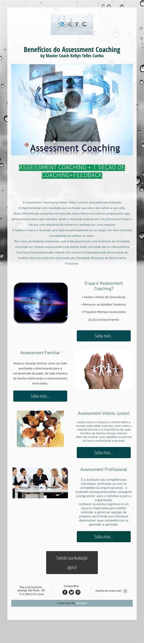 Benef Cios Do Assessment Coaching By Master Coach Kellyn Telles Cunha