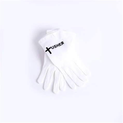 White Usher Glove – Large – Usher and Cross in Black | SWANSON ...