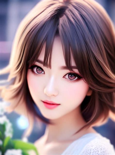 Anime Style Photostudio Photorealistic Realistic