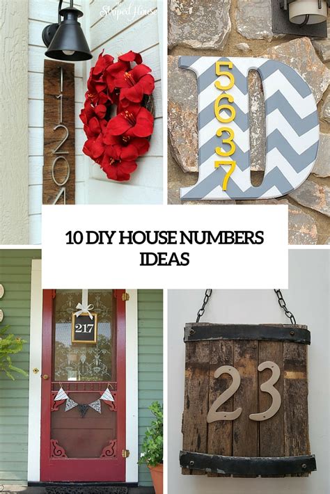 Diy House Numbers