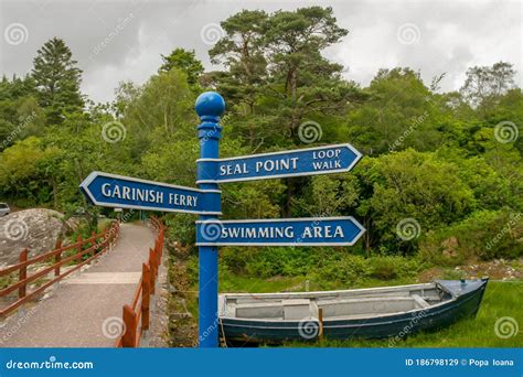 Garnish Island, Ireland - JULY 03, 2005: Beautiful Gardens of Garnish ...