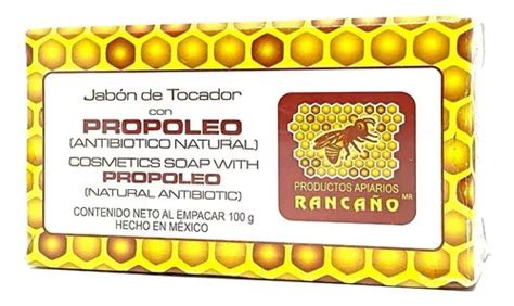 Jabón De Tocador Con Propóleo Natural Oaxaca 100g