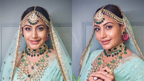 Sherdil Shergills Surbhi Chandna Posts Stunning Pics As Bride Her