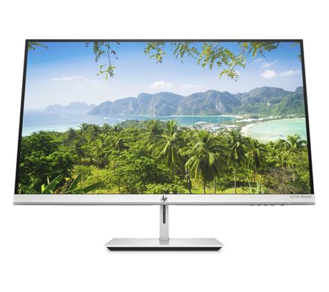 Buy Hp U27 Wireless 4k Ultra Hd 27 Ips Lcd Monitor Black And Silver Free Delivery Currys