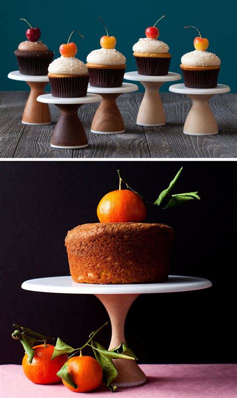 These Simple Modern Wood Cake Stands Are Ideal For A Modern Wedding