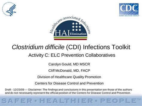 Pdf Clostridium Difficile Cdi Infections Toolkit Dokumen Tips