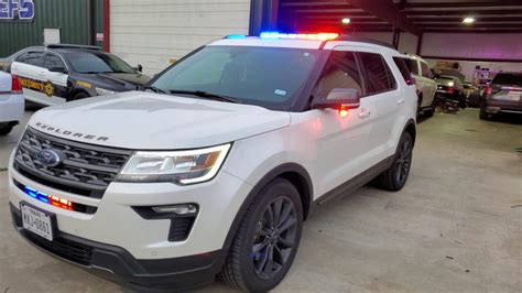 2019 Explorer Feniex Police Lights By Efs Houston Emergency Fleet