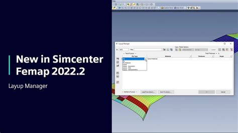 New In Simcenter Femap Layup Manager Youtube