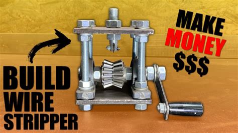 How To Build A Homemade Tool For Copper Wire Stripping Diy Youtube