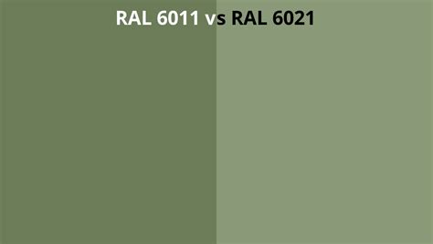 Ral 6011 Vs 6021 Ral Colour Chart Uk