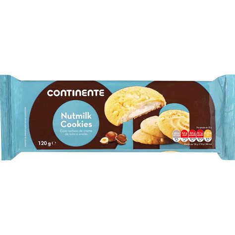 Bolachas Nutmilk Cookies CONTINENTE Nutripédia