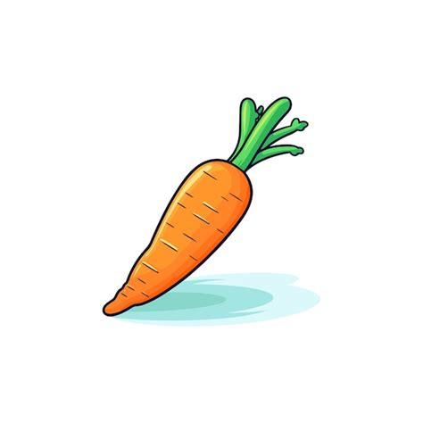 Premium Vector Vector Carrot Vegetable Cartoon