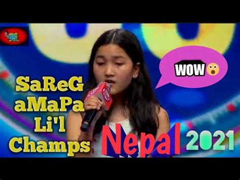 मन छन आवज JiGmi Chhyoki Ghishing Saregamapa li l champs Nepal YouTube