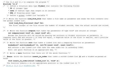 Solved USE ANSI C Language | Chegg.com