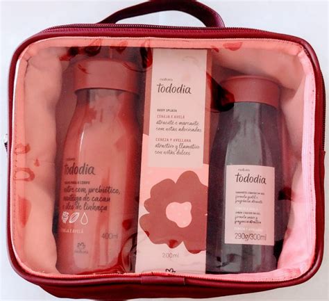 Kit Natura Tododia Cereza Y Avellana Necessaire Parcelamento Sem