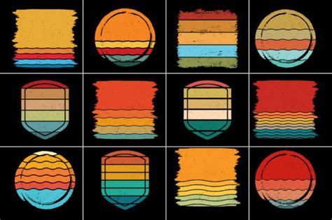 Vintage Grunge Sunset Background Graphic By T Shirt Design Bundle