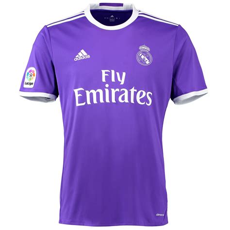 adidas Mens Gents Football Soccer Real Madrid Away Shirt 2016-17 - Purple | eBay