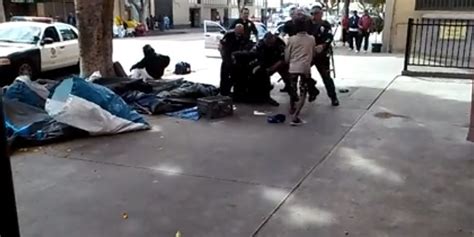 Lapd Caught On Video Shooting Homeless Man To Death