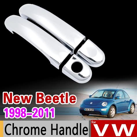 For VW New Beetle 1998 2011 Chrome Handle Cover Trim For Volkswagen