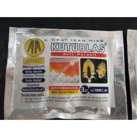 Jual Obat Ikan Hias Kutublas Anti Parasit Shopee Indonesia