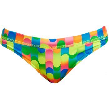 Funkita Sports Eco Bikini Slip Damen Blocked Dotty Bike