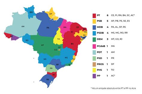 O Mapa Das Elei Es Estaduais Esquerda Online