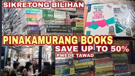 SIKRETONG BILIHAN NG MGA PINAKAMURANG NEW BOOKS AND SECOND HAND BOOKS