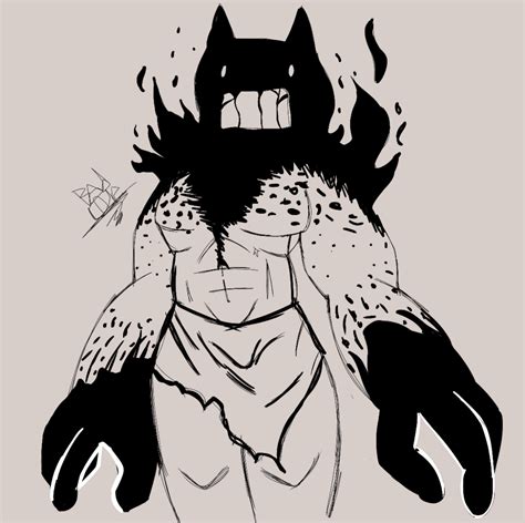 Dumb Fan Made Drawing Of Crazed Mythical Titan Cat Rbattlecats