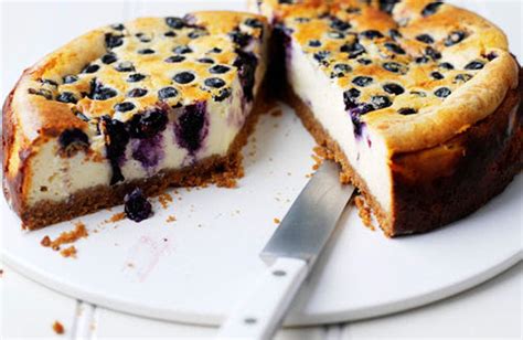 baked blueberry cheesecake recipe ~ World Best Food Recipes