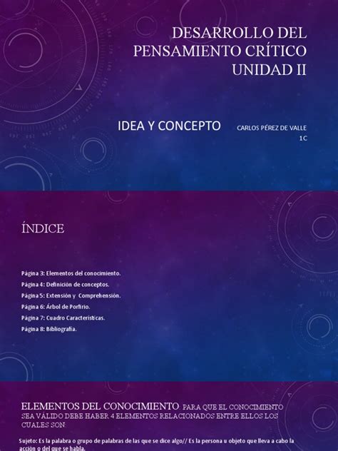 Desarrollo Del Pensamiento Crítico Unidad Ii Pdf Concepto Pensamiento