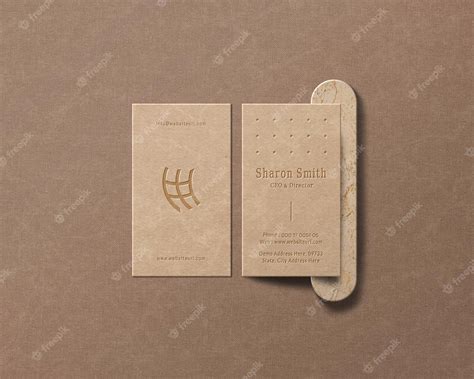 Premium Psd Elegant Business Card Mockup