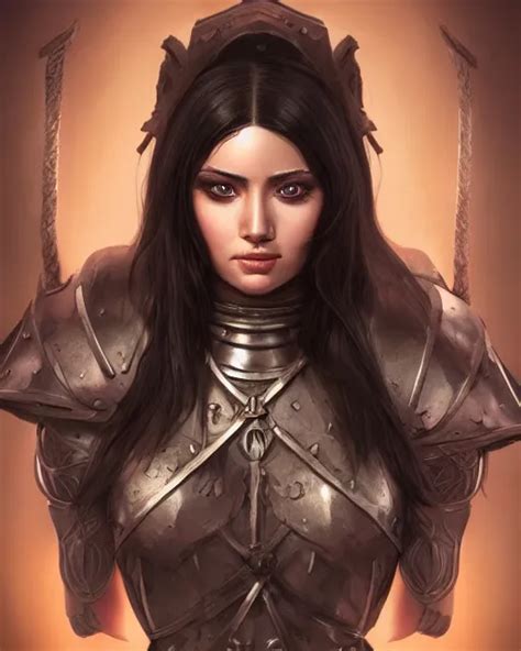 Beautiful D&D raven haired female d&d - AI Photo Generator - starryai