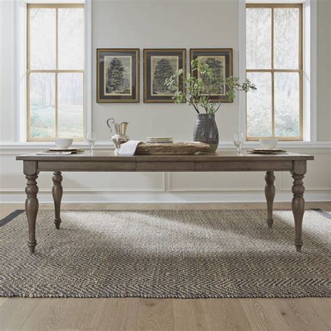 Laurel Foundry Modern Farmhouse Extendable Solid Wood Base Dining Table