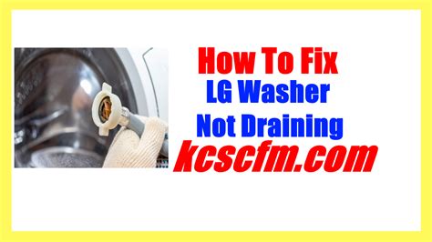 Many Of You May Face An LG Washer Not Draining Problem Even Though