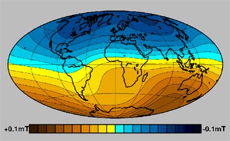 Earth Magnetic Field Map