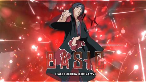 Itachi Uchiha Basic Edit AMV Alight Motion YouTube