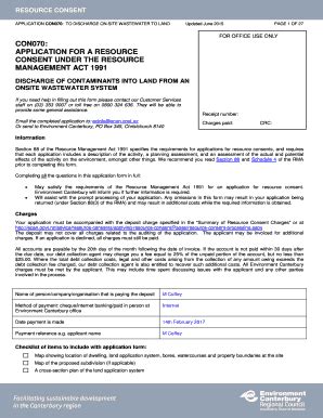 Fillable Online Api Ecan Govt Application For A Resource Fax Email