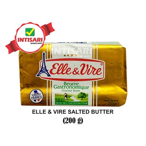 Jual ELLE VIRE SALTED BUTTER 200 G Shopee Indonesia