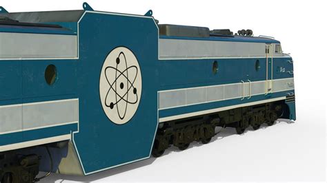 X 12 Atomic Locomotive Concept 3d Model Cgtrader