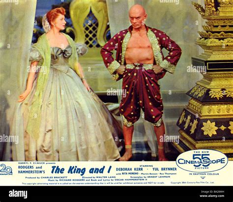 THE KING AND I 1956 TCF film with Yul Brynner and Deborah Kerr Stock Photo - Alamy