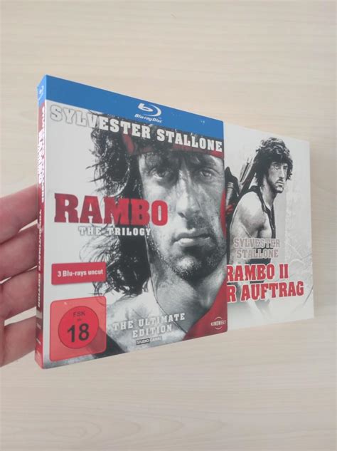 RAMBO Trilogy Blu Ray Boxset Hobbies Toys Music Media CDs