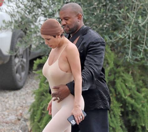 Photos Kanye Wife Bianca Censori Steps Out Braless In Another See