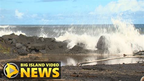 High Surf Closes Hilo Bayfront Highway Dec 7 2019 YouTube