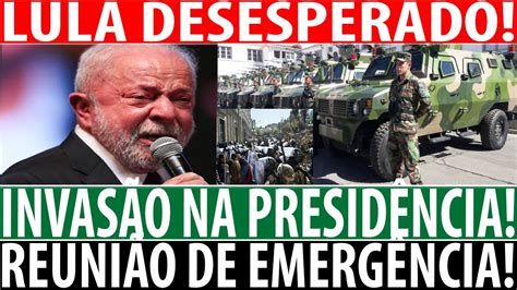 Ex Rcito Entra Pal Cio Presidencial Lula Convoca Reuni O De