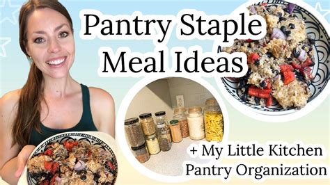 Easy Healthy Pantry Friendly Meals No Spend Meal Ideas Using Pantry Staples Youtube