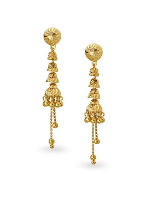 Buy Tanishq 22k Gold Earrings Online At Best Price Tata Cliq