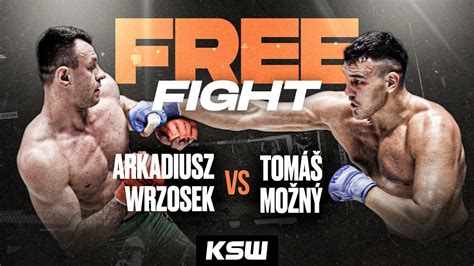 Arek Wrzosek Vs Tomas Mozny Darmowa Walka Przed XTB KSW 94 KSW