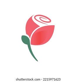 Pink Rose Logo Vector Image Stock Vector (Royalty Free) 2215971623 ...